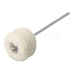 Yibuy 19.4x0.6cm 스테인레스 스틸 샤프트 베이스 킥 드럼 비터 타악기 해머 용 펠트 페달 헤드