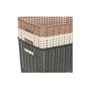 MAGICCLEAN 헤링본바스켓7호(오픈형) 화이트 다용도 수납함
