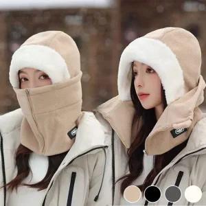 3in1 360도 풀커버 기모 후드 워머 데일리 기본 바라클라바 스포츠넥워머 매쉬바라클라바
