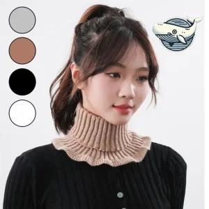 겨울 보온 니트 머플러 디자인 목폴라 겨울용 목폴라티 여성폴라티 목토시 폴라티 터틀넥 목티