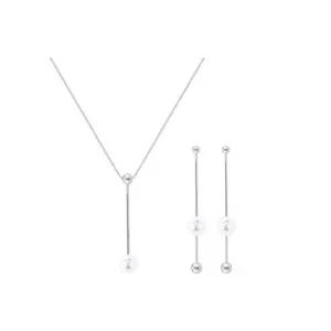 N+E)  실버) 레타 진주 세트 진주귀걸이 진주목걸이 진주세트