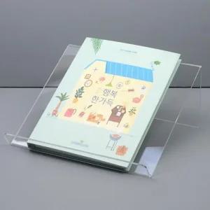 투명 경사형 모니터 제품진열대 대형 스탠드 (46bim)