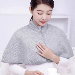 사무실 방한용 깔끔한 퀼팅무늬 다용도 어깨숄 케이프 (WFJY601)