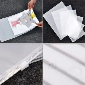 지퍼백 투명 여행 소품 속옷 정리용 비닐백 28X40 여행파우치 케리어정리 속옷보관
