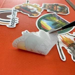 PVC 코팅 캠핑 디자인 스티커 (WFJY1CV)