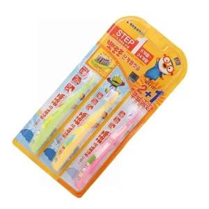 뽀로로 단계별 칫솔 STEP1 6~24개월 3P 유아 아기 (WFJYAU6)