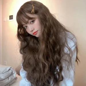 볼륨가발 히피펌 통가발 웨이브통가발 롱웨이브 긴머리통가발 여자가발