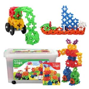 한립토이스 해피미니사각블럭 538PCS 와플블럭 유아 어린이