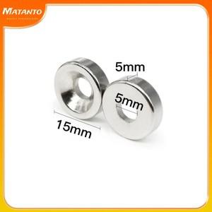 15x5-5mm 가정용 냉장고 사무실용 소형 원형 자석 DIY