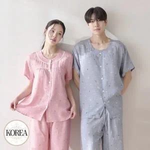 [토토와모모]풍기인견 커플잠옷 단풍M2053_6053
