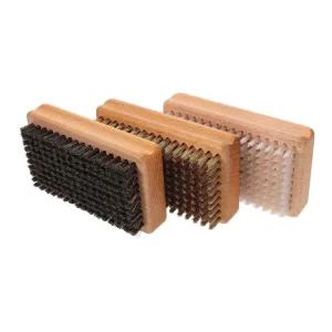 플레이트 3 Pcs 스키 보드 케어 브러시 키트 구리 와이어 나 말총 스크퍼 도구 장비 미용 용품