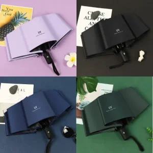 썬블로커 3단 자동우산 UV차단 양산 암막 접이식 원터치 초경량 우양산 답례품 케이스 판촉물 사은품