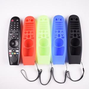 LG호환 TV 리모컨 AN-MR600 MR650 AN-MR18BA 매직 커버 충격 방지 세척 가능 보호용 실리콘 케이스 슬리브