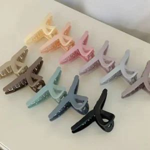 GGD 무광 매트 베이직 심플 꼬임 집게핀 11color