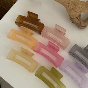 GGD 반투명 영롱 블러 파스텔 집게핀 8color
