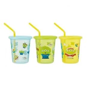 일본 알린 코스튬 뚜껑 빨대컵 3p(320ml x 3개세트)