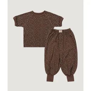 매장정품 BONATS 컴포터블 이지 벌룬 셋업_BROWN