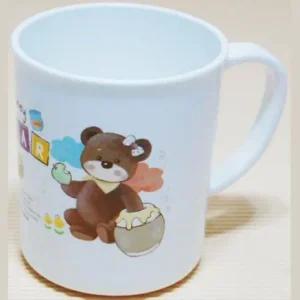 곰돌이 손잡이 플라스틱컵-중 컬러컵 휴대용컵 물컵 컵 파티컵 플라스틱컵 컬러컵 물컵 휴대용컵