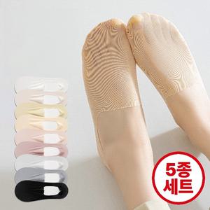 시스루 덧신 5켤레 세트 페이크 삭스 9컬러