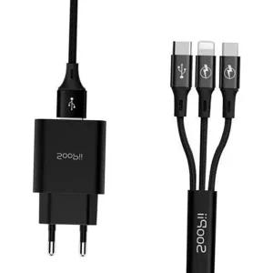 멀티충전기 퀵차지18W QC3.0 3in1동시 3A GS