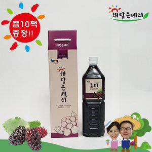 해담은베리 오디원액1리터 + 즙10팩