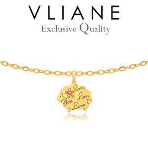 [VLIANE 브리앙] 18K 러브램 아기 목걸이 (미아방지목걸이)