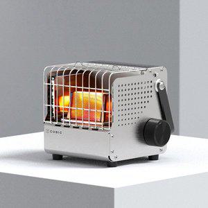 [코베아] 큐빅 가스히터 KGH-2010 스테인리스바디 휴대용 감성가스난로