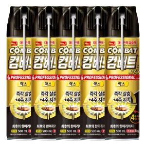 컴배트 스피드 수성 에어로솔 맥스 바퀴용 500ml X 5개