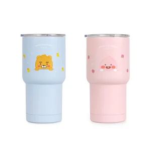 카카오프렌즈 리틀프렌즈 스텐 이중 텀블러 600ml 리유저블 텀블러 선물용