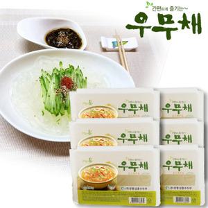 믿고 먹는 국내산 저칼로리 우무채(안심포장) 300g 6팩 우뭇가사리 우무묵