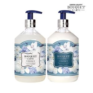 부케가르니 딥 퍼퓸 클린솝향 500ml 샴푸 x1개+트리트먼트 x1개