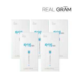 리얼그램 화이링워터 레몬맛 맛있는 포도당 수분충전, 80g, 5개