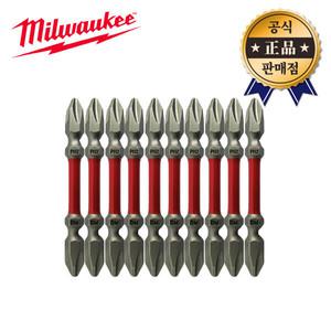 양날토션비트 48 32 4361 10PCS 십자비트 6.35mm 임팩드라이버날 밀워키