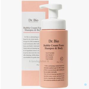 닥터바이오 버블 크림폼 샴푸 앤 바디워시 추천 450g