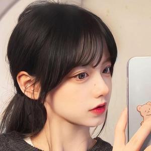 탑볼륨 정수리가발(다크브라운) 앞머리 부분가발