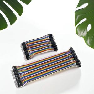 점퍼와이어 암수 점퍼케이블 커넥터 단일 케이블 브레드보드 연결 점퍼선 (40개 2세트)