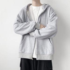 남녀공용 빅사이즈 베이직 무지 포켓 후드 집업 OC-JKA-SWBBF48D