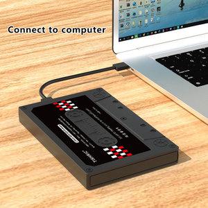 TISHRIC 외장형 하드 드라이브 인클로저 2.5인치 하드디스크 케이스 SSD Sata-USB3.0 어댑터 HD 게임용 최