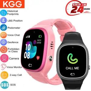 스마트워치 어린이용 SOS 폰 워치 스마트 SIM 카드 사진 IP67 방수 IOS 안드로이드용 선물