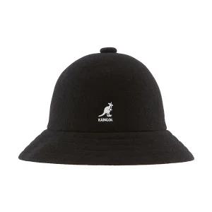 캉골 K3451 BLACK 캐주얼 울 버킷햇 타임메카