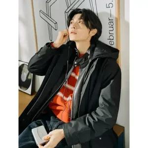 [빈폴] [신상40%OFF]후드 디태처블 코트 블랙 (BC5130CP25)