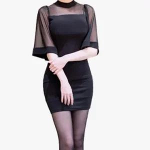 여성 하객 원피스 여름 쉬폰 정장 미니 스커트 치마 (WFHUN4S)