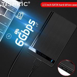 [보호보관용]TISHRIC 하드 디스크 인클로저 HDD 케이스 SSD Sata-Usb 외장형 드라이브 케이스/인클로저/박