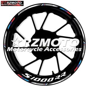 오토바이 휠 스티커 반사 림 데칼 BMW S1000RR S1000 RR s1000rr HP4 용 17 인치 스트라이프 테이프 액세서