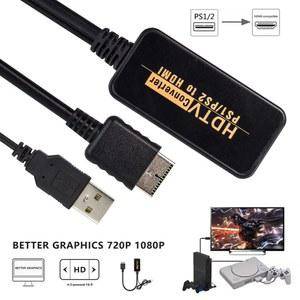 PS2 PS1 게임 어댑터 코드 콘솔 전원 케이블 1080P 720P 변환기 USB HD