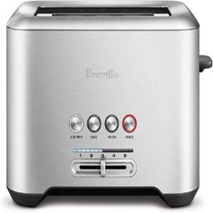 Breville Bit More 2슬라이스 토스터 BTA70XL  브러시드 스테인리스 추가 굽기 버튼 포함 고급