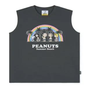 여성 스누피 슬리브리스 티셔츠(2COLOR)FPB.TS778FYS
