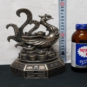 백동 봉황문 좌상 단초마을 골동품/수집품/도자기