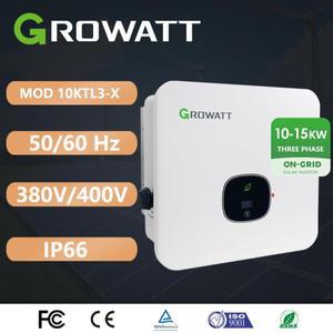 그로와트 MOD 10KTL3-X 온그리드 듀얼 MPPT 3상 DC AC 10kw 12kw 13kw 15kw 유럽형 태양광 인버터