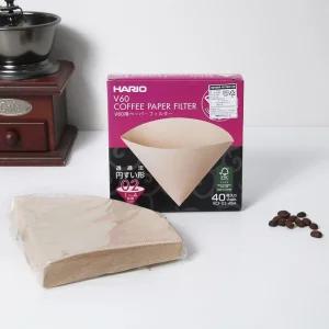 하리오 V60 커피 종이 필터/핸드/드립/커피/여과지/여과/필터/종이/원두/필터지//드리퍼/거름종이